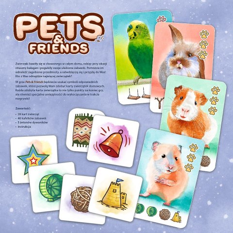 Gra rodzinna Pets & Friends Trefl 02443 Gra rodzinna Pets & Friends Trefl 02443