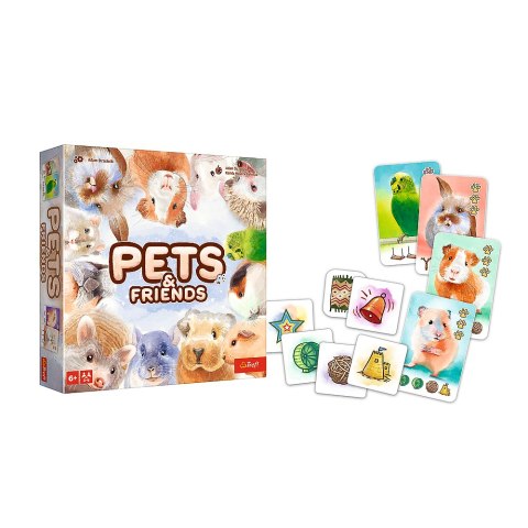Gra rodzinna Pets & Friends Trefl 02443 Gra rodzinna Pets & Friends Trefl 02443