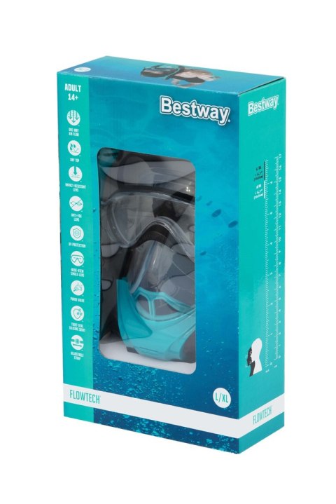 Maska Do nurkowania Pełnotwarzowa Maska ??Do Snorkelingu L/XL Bestway 24058
