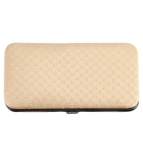 Zestaw Do Manicure I Pedicure w Etui Przybornik Beżowy 20el