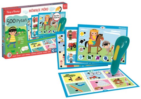 Mówiące Pióro 500 Pytań Uczę się Bawiąc Język Polski Clementoni 50782 Mówiące Pióro 500 Pytań Uczę się Bawiąc Język Polski Clementoni 50782