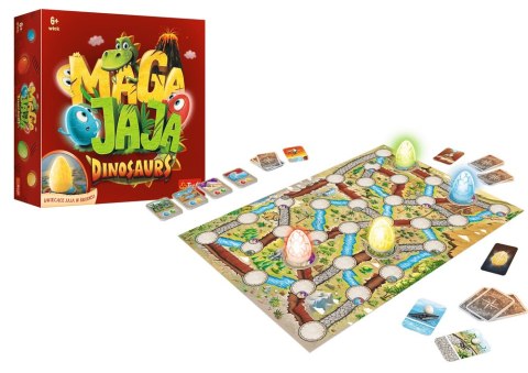 Gra rodzinna Magajaja Dinosaurs Trefl 02281 Gra rodzinna Magajaja Dinosaurs Trefl 02281