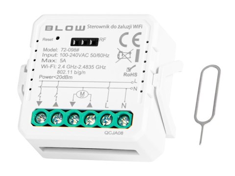 72-098# Inteligentny sterownik do żaluzji wifi tuya 72-098# Inteligentny sterownik do żaluzji wifi tuya