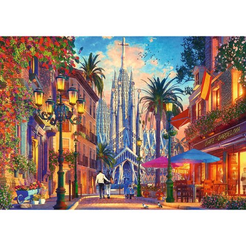 Puzzle - 1000 - Barcelona - Hiszpania - Trefl 10793 Puzzle - 1000 - Barcelona - Hiszpania - Trefl 10793