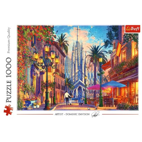 Puzzle - 1000 - Barcelona - Hiszpania - Trefl 10793 Puzzle - 1000 - Barcelona - Hiszpania - Trefl 10793