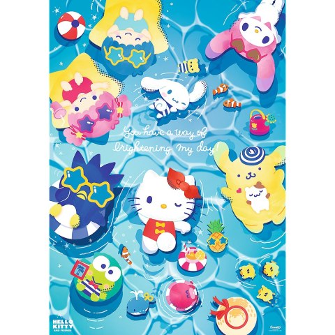 Puzzle - 1000 Premium Plus - Hello Kitty - Letni relaks - Trefl 12067 Puzzle - 1000 Premium Plus - Hello Kitty - Letni relaks - Trefl 12067