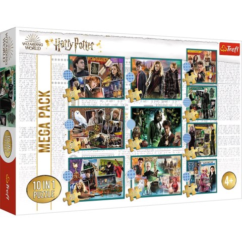 Puzzle - 10w1 - Harry Potter - W świecie Harrego Pottera - Trefl 90392 Puzzle - 10w1 - Harry Potter - W świecie Harrego Pottera - Trefl 90392