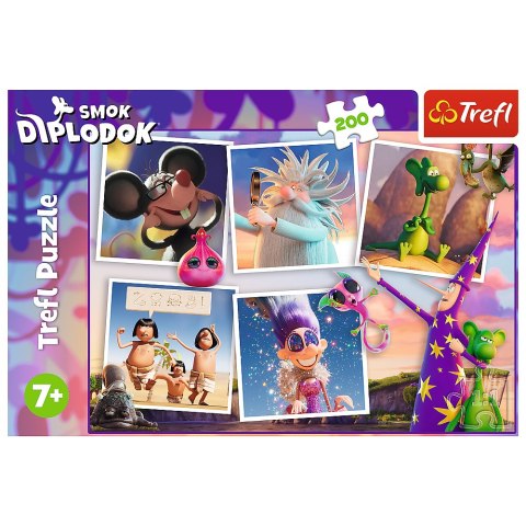 Puzzle - 200 - Przygody Smoka Diplodoka - Trefl 13322