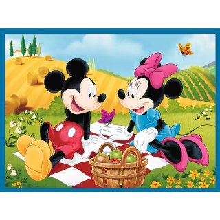 Puzzle + MEMOS - 2w1 (30,48) - Poznaj bohaterów Disney - Myszka Miki - Trefl 93344