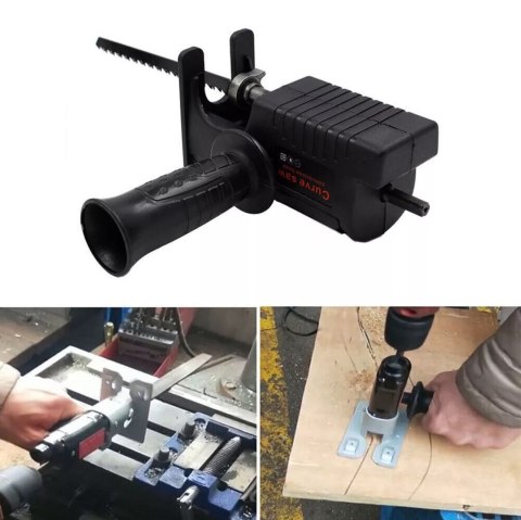 NZ43 Przystawka wyrzynarka do wiertarki zestaw