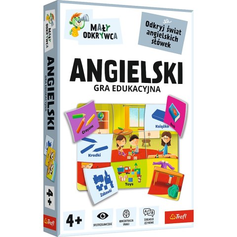 Gra dla dzieci Angielski Mały Odkrywca Trefl 02812 Gra dla dzieci Angielski Mały Odkrywca Trefl 02812