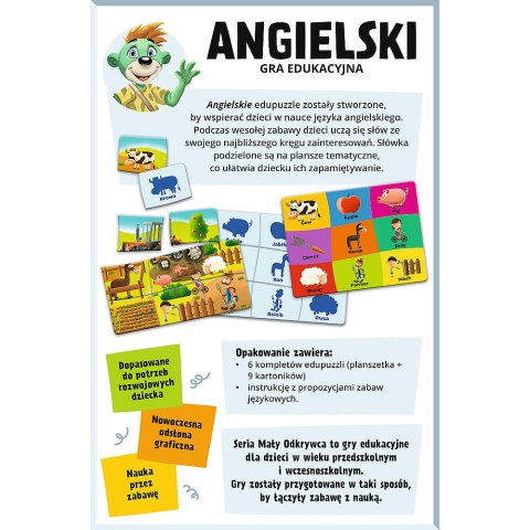 Gra dla dzieci Angielski Mały Odkrywca Trefl 02812 Gra dla dzieci Angielski Mały Odkrywca Trefl 02812