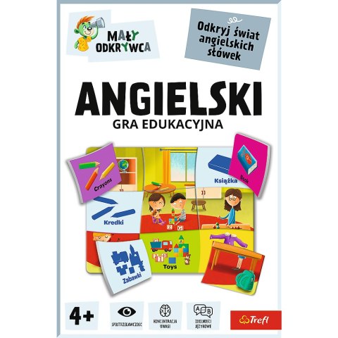 Gra dla dzieci Angielski Mały Odkrywca Trefl 02812 Gra dla dzieci Angielski Mały Odkrywca Trefl 02812