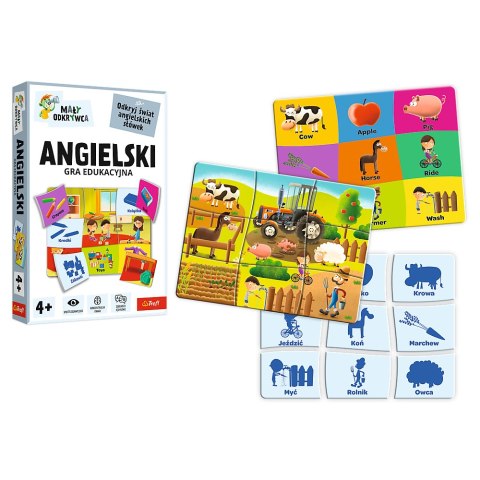Gra dla dzieci Angielski Mały Odkrywca Trefl 02812 Gra dla dzieci Angielski Mały Odkrywca Trefl 02812