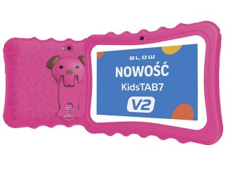 79-135# Tablet kidstab7 v2 blow 4/32gb różowe etui 2mp