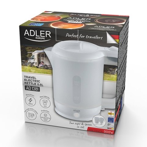 AD 1381 Czajnik elektryczny plastikowy turystyczny 0,5 l