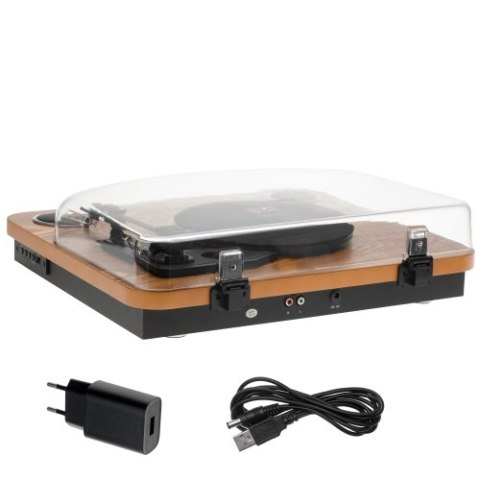AD 1914 Wood Gramofon z usb i bluetooth