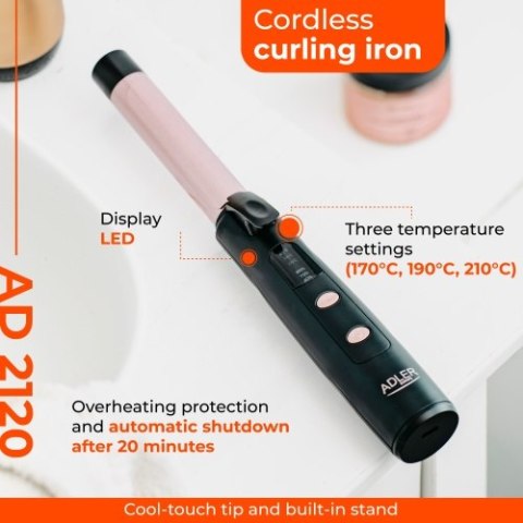 AD 2120 Bezprzewodowa lokówka podróżna ? usb