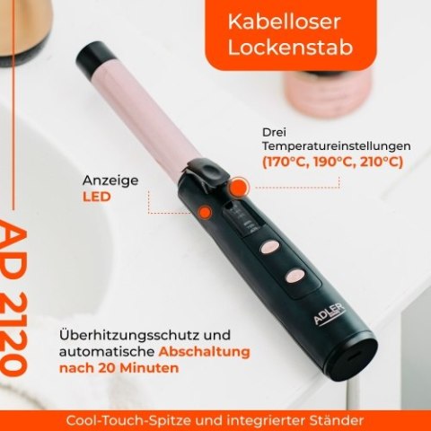 AD 2120 Bezprzewodowa lokówka podróżna ? usb