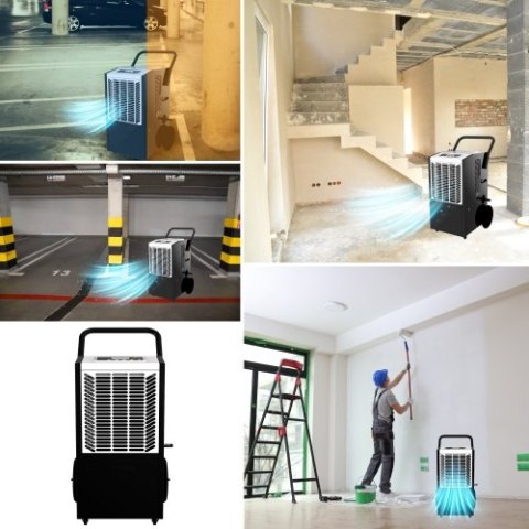 AD 7864 Osuszacz powietrza budowlany - przemysłowy - sprężarkowy 50l/24h