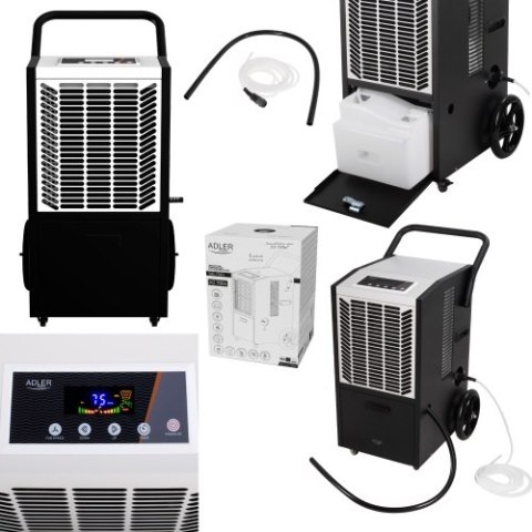 AD 7864 Osuszacz powietrza budowlany - przemysłowy - sprężarkowy 50l/24h