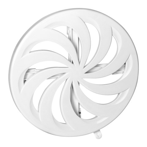 Kratka okrągła zamykana ?80-15, biała