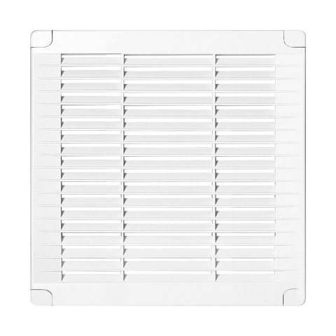 Kratka z zaślepkami 200x200, biała