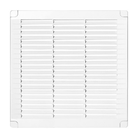 Kratka z zaślepkami 250x250, biała