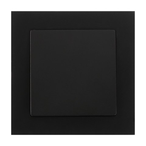 Łącznik p/t jednobiegunowy Malta, 10A, 250V, WP-1M, czarny mat