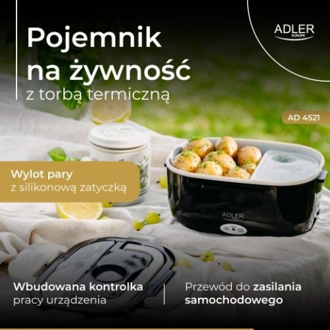 AD 4521 Pojemnik na żywność z torbą termiczną 5 litrów | do auta i domu (12v / 230v)