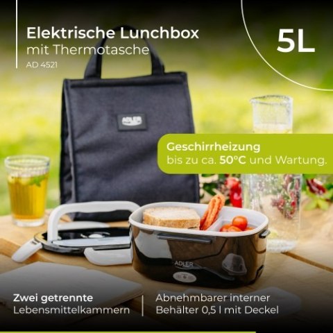 AD 4521 Pojemnik na żywność z torbą termiczną 5 litrów | do auta i domu (12v / 230v)