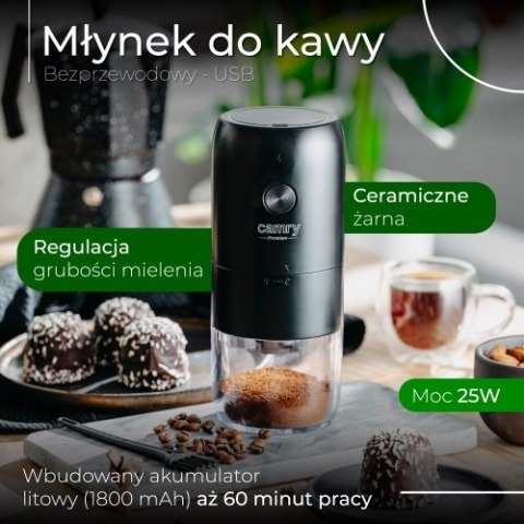 CR 4302 Młynek do kawy bezprzewodowy - usb