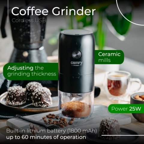 CR 4302 Młynek do kawy bezprzewodowy - usb