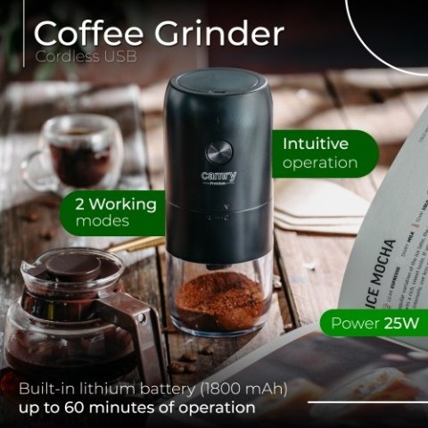 CR 4302 Młynek do kawy bezprzewodowy - usb