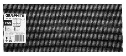 Siatka ścierna 115 x 280 mm, P60