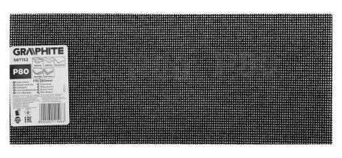 Siatka ścierna 115 x 280 mm, P80 Siatka ścierna 115 x 280 mm, P80