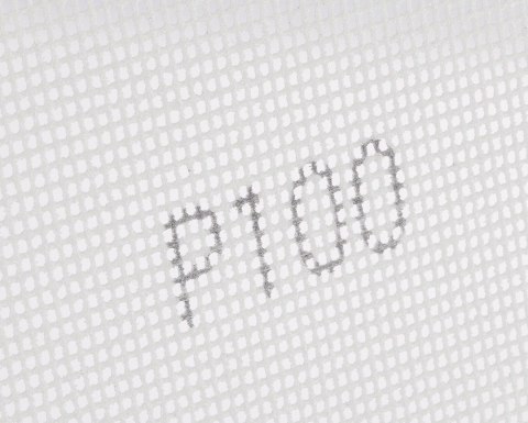 Siatka ścierna biała 115 x 280 mm, P100 Siatka ścierna biała 115 x 280 mm, P100