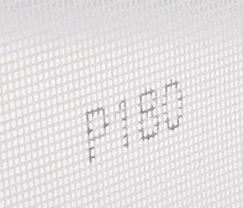 Siatka ścierna biała 115 x 280 mm, P180