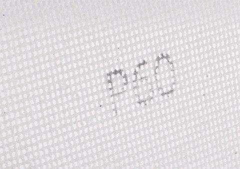 Siatka ścierna biała 115 x 280 mm, P60