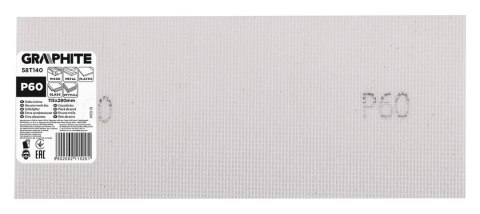 Siatka ścierna biała 115 x 280 mm, P60