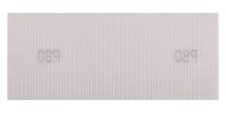 Siatka ścierna biała 115 x 280 mm, P80