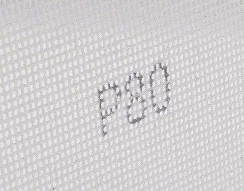 Siatka ścierna biała 115 x 280 mm, P80 Siatka ścierna biała 115 x 280 mm, P80