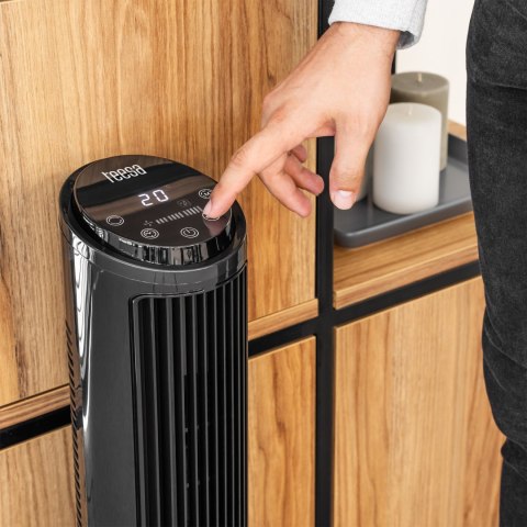 Wentylator kolumnowy 74cm - czarny