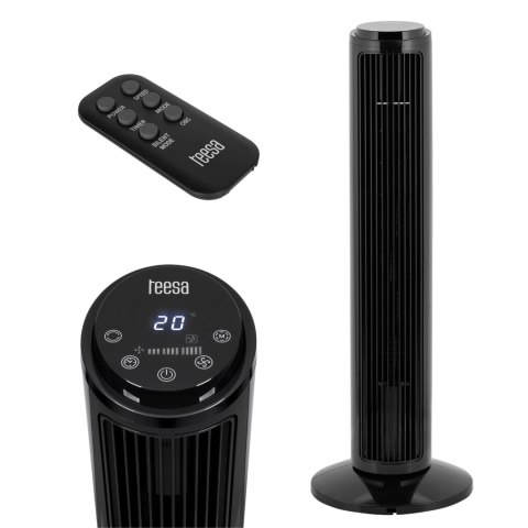 Wentylator kolumnowy 74cm - czarny