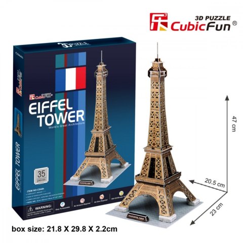 Puzzle 3d wieża eiffel'a