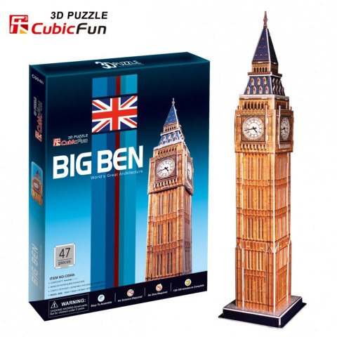 Puzzle 3d zegar big ben