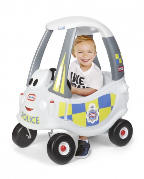 Jeździk cozy coupe policja biała
