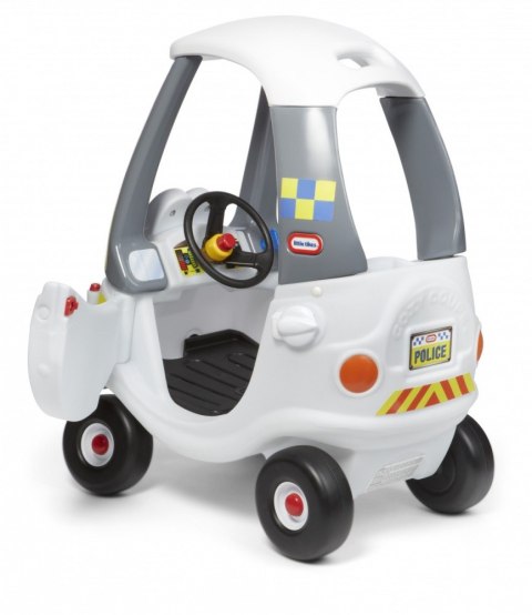 Jeździk cozy coupe policja biała