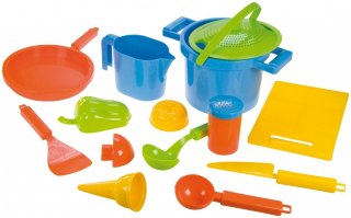Zestaw do piasku - naczynia kuchenne, 14 elementów