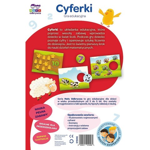 Gra cyferki mały odkrywca